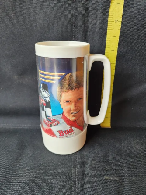 Vintage Thermo-Serv Nascar Insulated Cup Mug #11 BUDWEISER Bill Elliot Clean