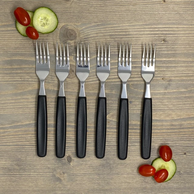 Victorinox Swiss Classic Tafelgabel 5.1543 Schwarz - 6er Set - Neu&OVP✅Händler✅