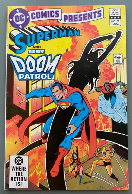 DC Comics Presents Superman #52 (1982) 1st appearance of Ambush Bug! Doom Patrol