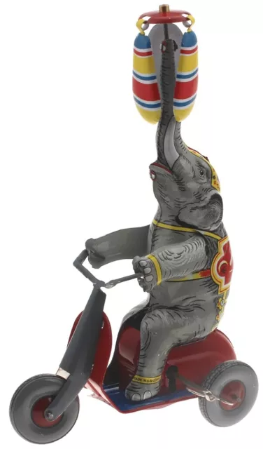 Wilesco 10257 Blechspielzeug Elefant auf Motorroller