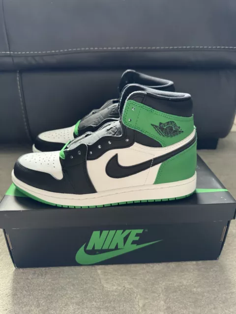 Size 9 - Air Jordan 1 Retro OG High Lucky Green New