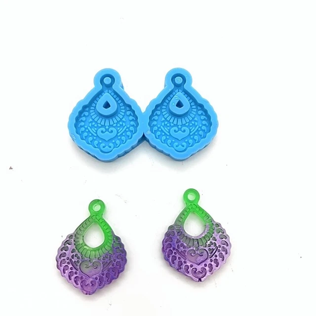 7Pcs Teardrop Resin Earring Mold Silicone Epoxy Earring Molds DIY Jewelry