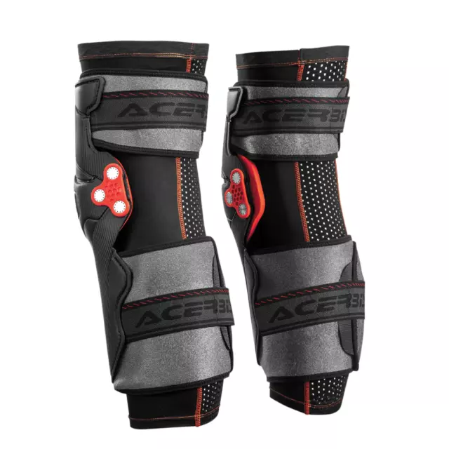 Acerbis X-Strong Knee Guards Black/White 2