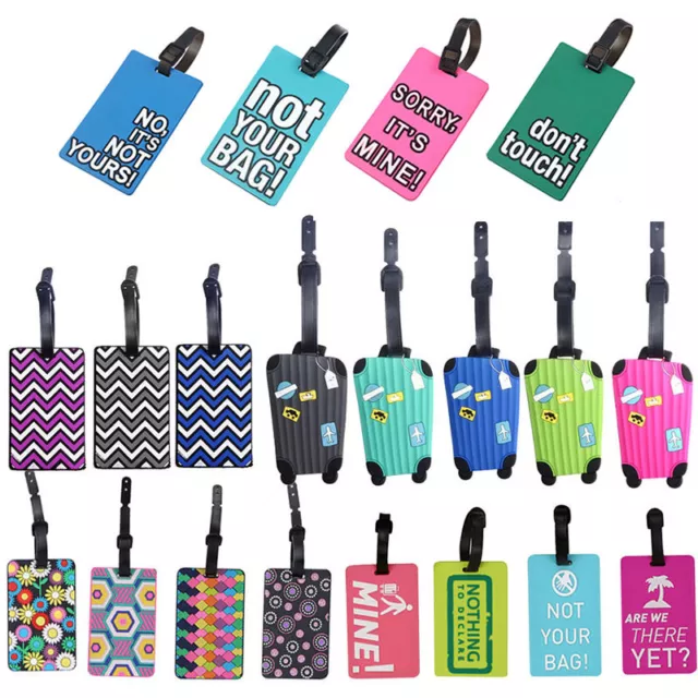 Travel Luggage Tags Name Tag Address ID Labels for Suitcase Bag BaggageWholesale