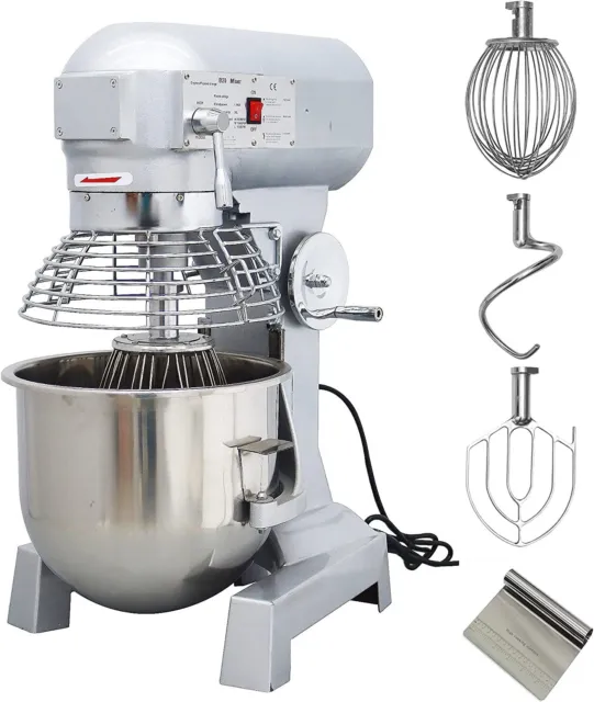 110VCommercial Food Mixer, 20L Electric Stand Dough Mixer Dough Kneading Machine