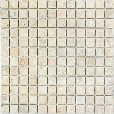 Mosaico de piedra azulejo de mosaico piedra caliza cepillado pared suelo 29-48023_b|1 hoja de mosaico