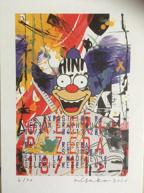Death NYC - Christ Drunk Purple - Sérigraphie originale numérotée et