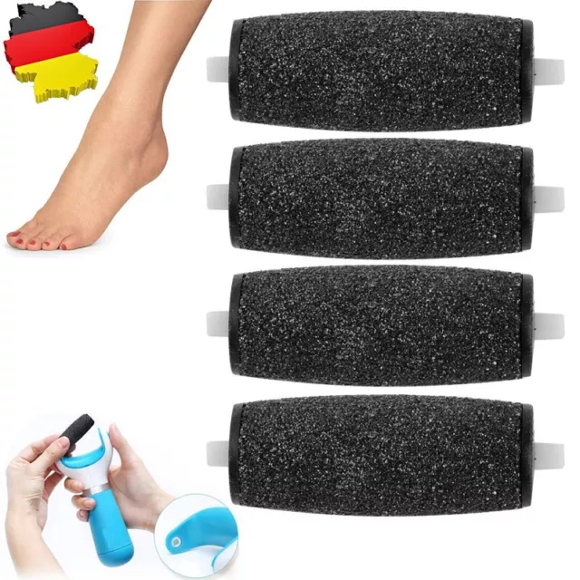 DE 4x  Ersatzrollen Hornhautentferner Grob für Scholl Velvet Smooth Express Pedi