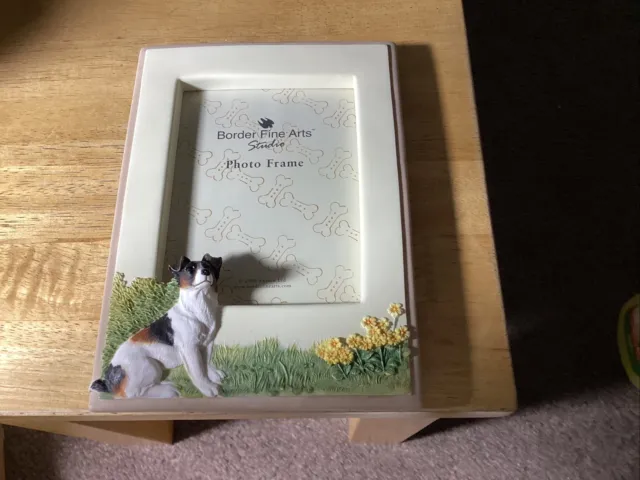 Vintage Border Fine Arts Jack Russell Dog Photo Frame Rare