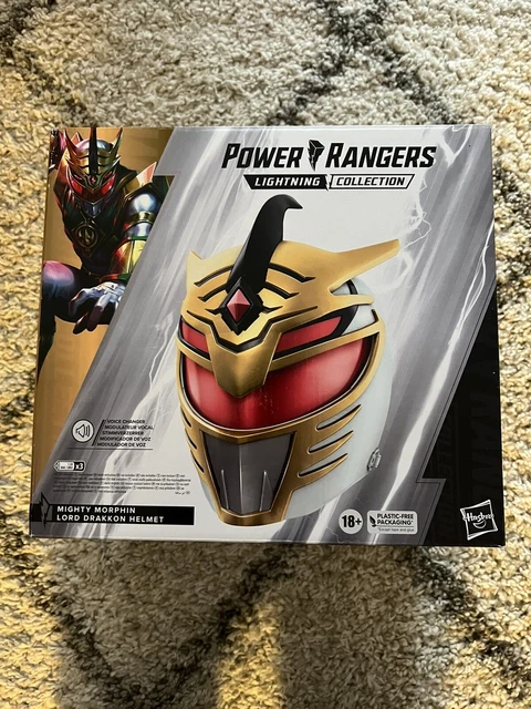 Power Rangers Lightning Collection Mighty Morphin Lord Drakkon Helmet IN HAND ⚡️