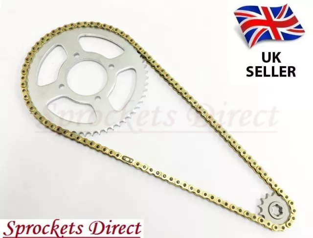 Suzuki GSX-R750 K6,K7,K8,K9,L0 GOLD X-Ring Chain and Sprocket Set '06-10