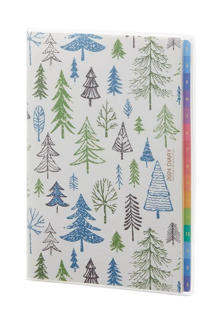 Reimei Fujii LAR2584 Notebook Refill, Pocket Size, 2-Month Layout, April 2025 Start - View #3