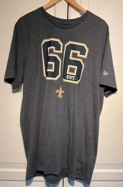 New Era Shirt New Orleans Saints grau XL