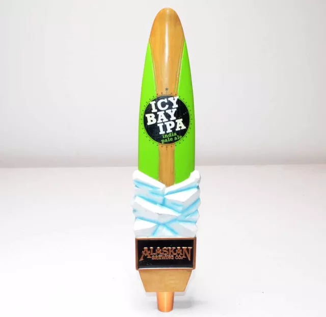 Alaskan Brewing Surfboard Icy Bay IPA India Pale Ale Beer Keg Tap Handle - 11"