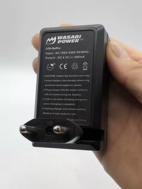 Wasabi Power LCH-Hero3 Charger Batteries For GoPro Hero 3 / Hero3+ 3