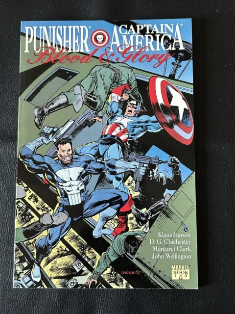 Punisher and Captain America Blood and Glory  #1  Marvel Comics 1992