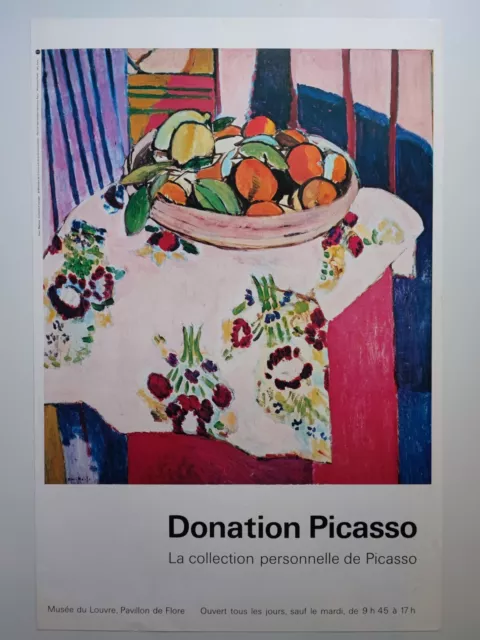 Henri Matisse Affiche Exposition 1978 Musée Du Louvre Exhibition Poster