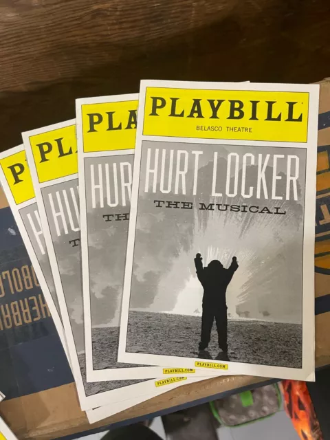 Hurt Locker The Musical * Hedwig and the Angry Inch * PLAYBILL * Belasco Theatre