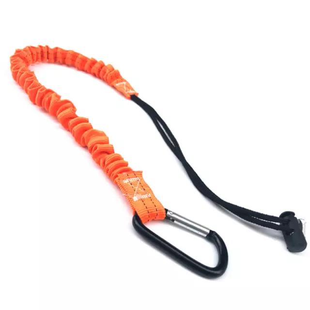 Shock-Absorbing Outdoor Working Fall Protection Lanyard Safety Harness w/ Hooks