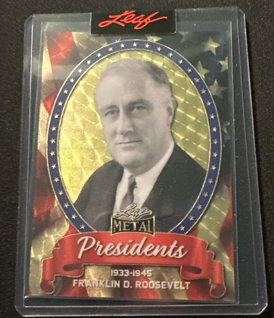 2024 LEAF METAL Presidents Franklin Delano Roosevelt FDR 1/1