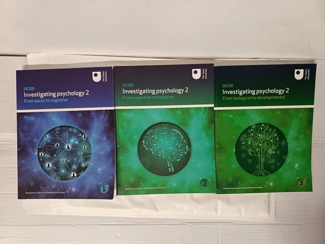INVESTIGATING PSYCHOLOGY 2, Open University DE200, Books 1, 2 and