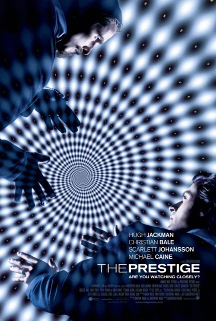 The Prestige movie poster : Christian Bale poster, Hugh Jackman : 11" x 17"  (B)