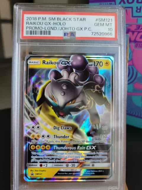 Raikou GX - SM121 - Wave Holo Promo - Legends of Johto GX