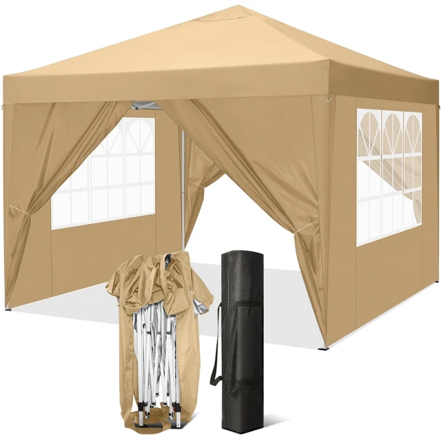 Falt Pavillon Partyzelt WASSERDICHT Pavillion Gartenzelt Dachmaß 3x3 m Zelt