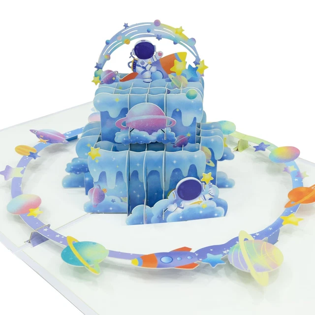 ANEWISH Biglietto di Auguri 3D Pop-up con Chitarra Creativa Carta di