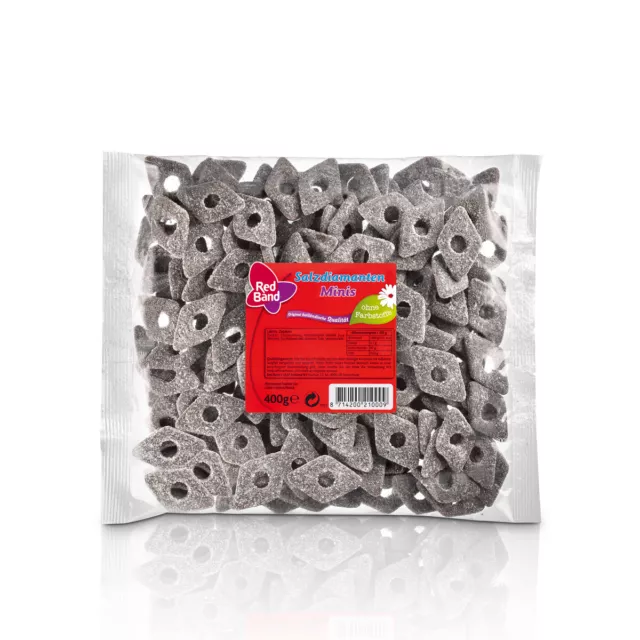Red Nastro Salzdiamanten Minis Zuccherato E Senza Farbstoff