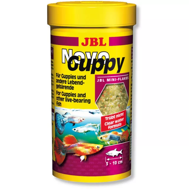 JBL NovoGuppy 100ml Novo Guppy Food Flakes in *Original* Packaging