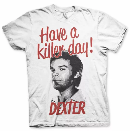 Licenza Ufficiale Dexter Hanno Un Assassino Giorno! Big&tall 3XL,4XL,5XL Uomo