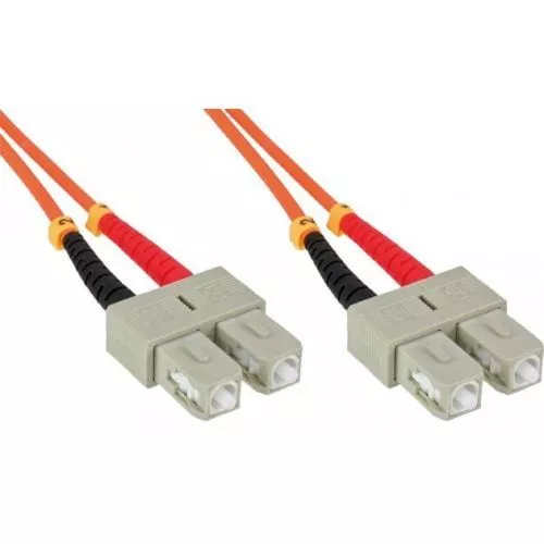 Cavo Patch Cable Fibra Ottica Multimodale Duplex  Sc/Sc Mt 2