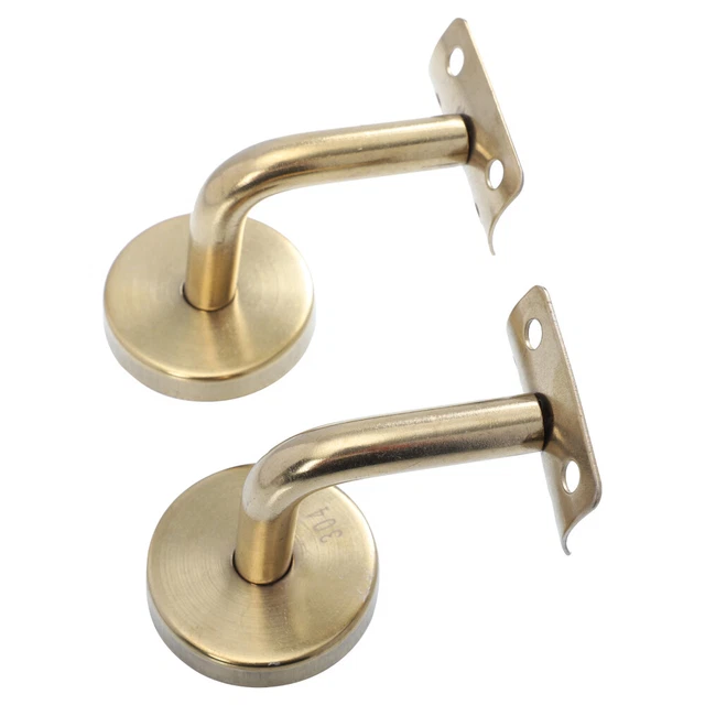 2 pz supporto corrimano per scale supporto corrimano scaffale metallo