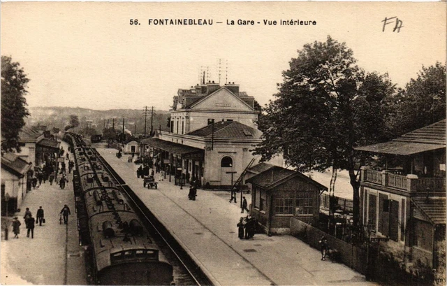 CPA AK FONTAINEBLEAU La Gare Vue Intérieure (472306) EUR 9,99