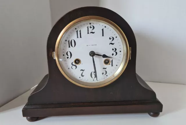 Seth Thomas Wooden Mantle Clock