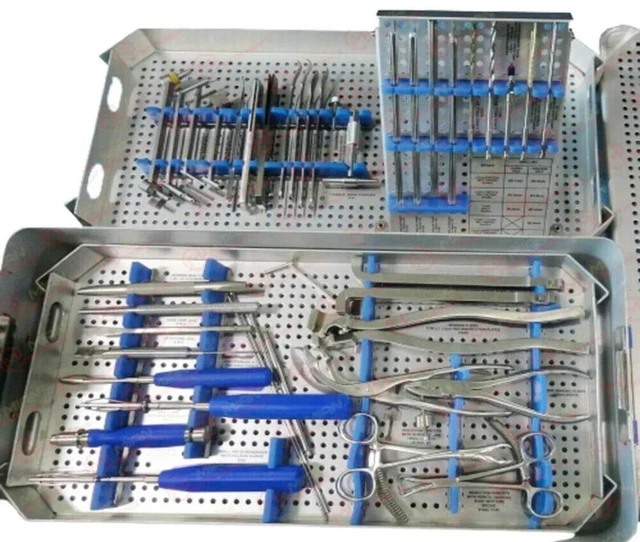 Small Fragment Instruments Set With Case Surgical Orthopedic Best Quality
