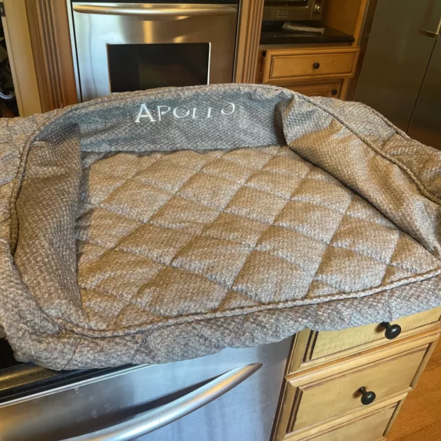 NEW ORVIS Bolster Dog Bed Cover Only Small gray mono