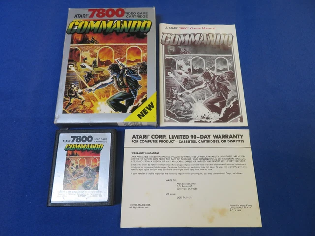 Très Rare Jeu Atari 7800 Complet En Boite PAL Super