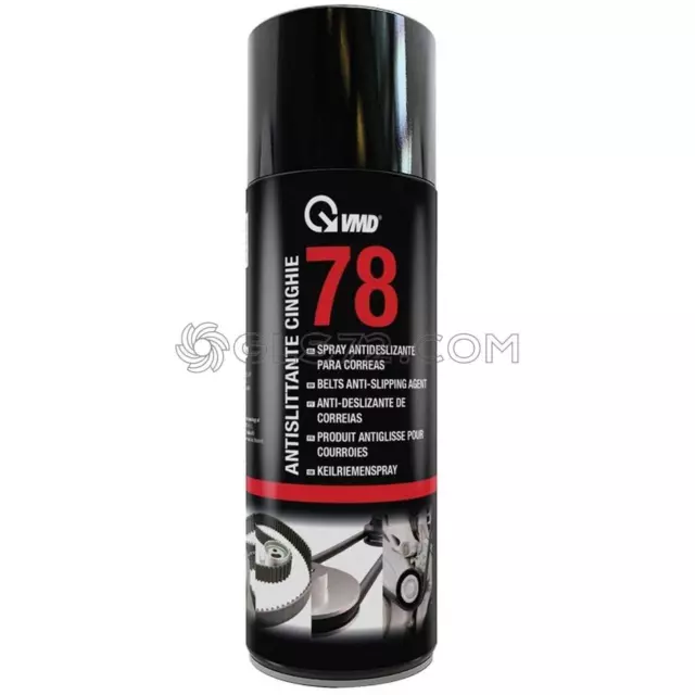 Bomboletta Spray Antislittante Per Cinghie 400Ml Vmd 78