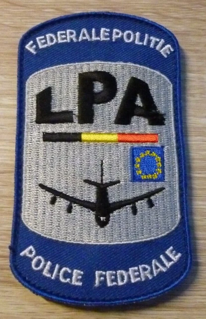 Crest Federal Police/Federale Politie LPA Airport Belgium