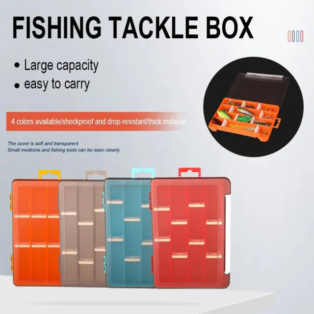 Fishing Decoy Box Organizer Terminal Tackle Storage Box Tackle Box
