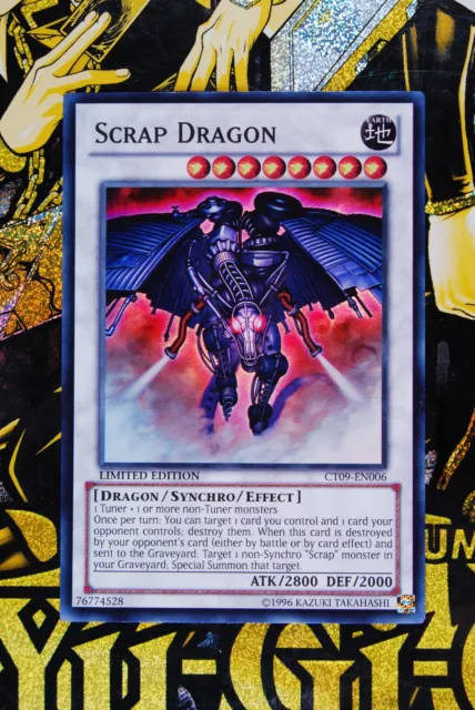Scrap Dragon CT09-EN006 Super Rare Yugioh Card Limited Edition