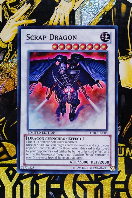 Scrap Dragon CT09-EN006 Super Rare Yugioh Card Limited Edition