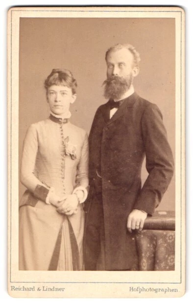 Fotografie Reichard & Lindner, Berlin, Unter den Linden 45/55, Portrait Eheleut
