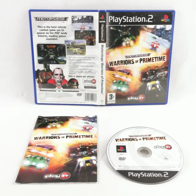 Motorsiege Warriors Of Primetime PS2 PlayStation 2 Complete PAL