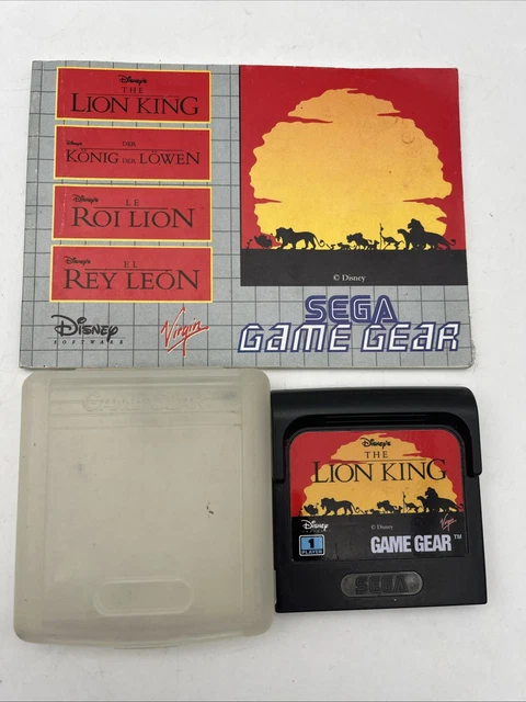 The Lion King Game Gear pas cher - Rakuten