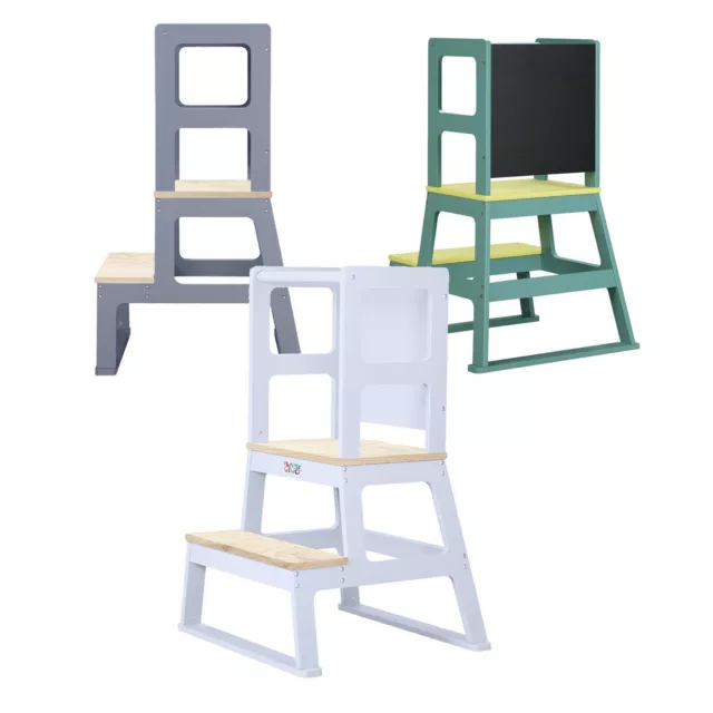 Baby Vivo Lernturm Learning Tower Lerntower Hochstuhl Tritthocker Kinder