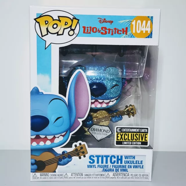 FUNKO POP Stitch Ukelele N°1044 - Lilo et Stitch - Galaxy Pop