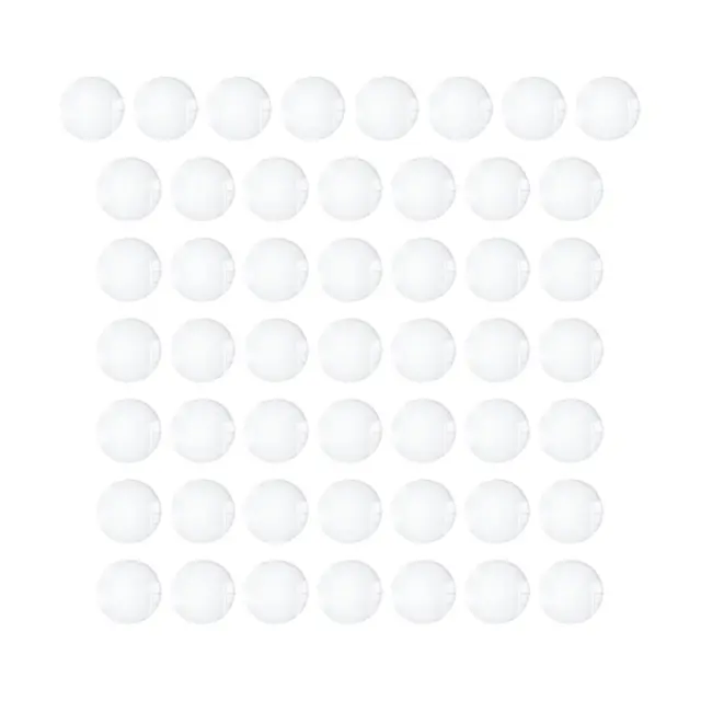 Glass Cabochons, Dome Tiles, Half Round, Flat Back, Clear Glass Cabochons,
